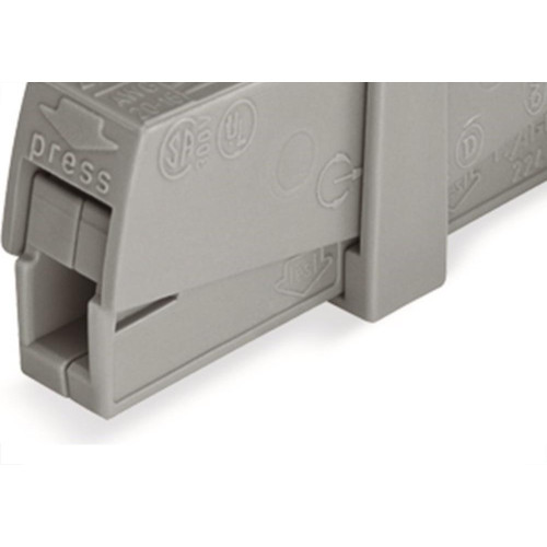 Conector Emenda Wago 24A 0.5Mm A 2.5Mm 224-201 - Kit C/50 