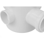 Caixa Sifonada Amanco Branca Quadrada 15X15X50 20770