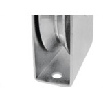 Roldana ''V'' Detoni Com Suporte Fechado+Rolamento 2.1/2''  - Kit C/2 