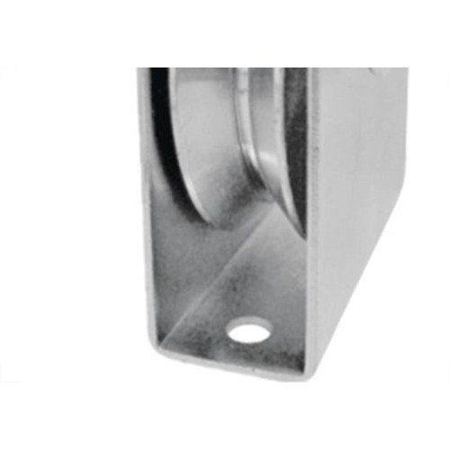 Roldana ''V'' Detoni Com Suporte Fechado+Rolamento 2.1/2''  - Kit C/2 