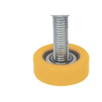 Roldana Guia Detoni 17X44 Nylon Com Rolamento  - Kit C/2 