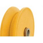 Roldana Nylon ''V'' Detoni Eixo Furado 2.1/2''  - Kit C/2 