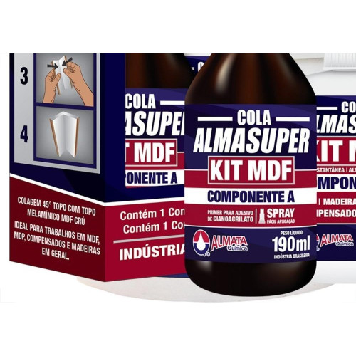 Cola Madeira Almasuper Kit Mdf 0844 770