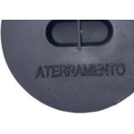 Tampa De Ferro Fundido P/Caixa De Pvc P/Para Raio Dr102F
