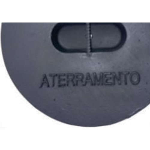 Tampa De Ferro Fundido P/Caixa De Pvc P/Para Raio Dr102F