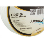 Fita Drywall Ancora Telada Fibra De Vidro 48Mmx100M Ftd50100