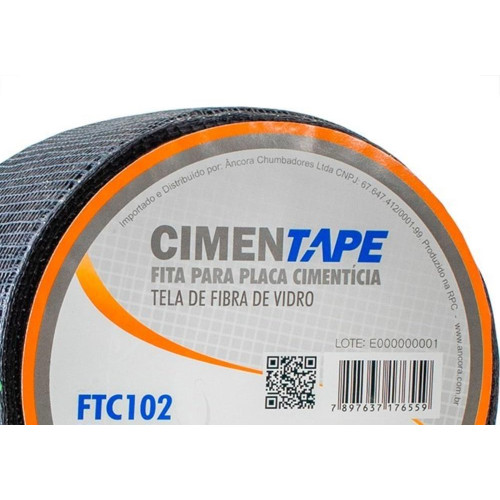 Fita Drywall Ancora Telada Para Placa Cimenticia 102Mm X 46M Ftc102