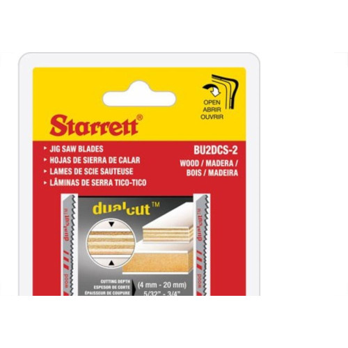 Serra Tico Starrett Mdf 2 Pecas Bu2Dcs-2