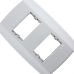 Placa Ilumi Slim 4X2 Branca (2Modulo Distanciado) 82080