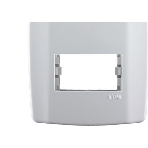 Placa Ilumi Slim 4X2 Branca (2Modulo Distanciado) 82080