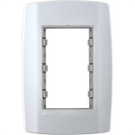Placa Ilumi Slim 4X2 Branca (3Modulo Horizontal) 82100