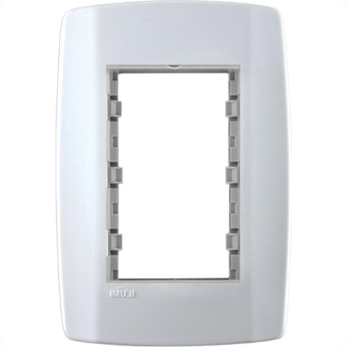 Placa Ilumi Slim 4X2 Branca (3Modulo Horizontal) 82100