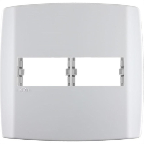 Placa Ilumi Slim 4X4 Branca (2 Modulo Horizontal) 83060