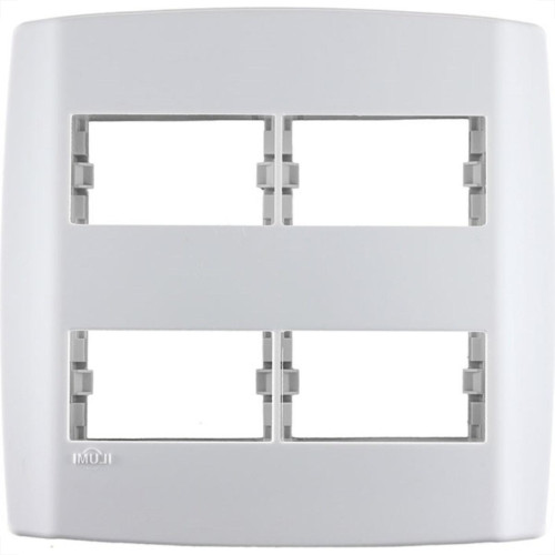 Placa Ilumi Slim 4X4 Branca (2+2Modulo Distanciado) 83070