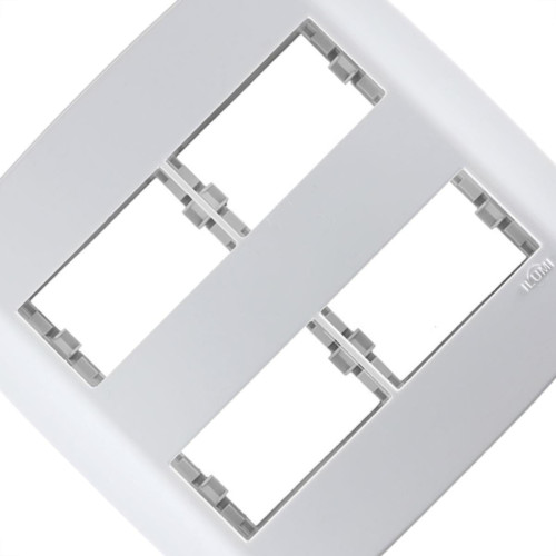 Placa Ilumi Slim 4X4 Branca (2+2Modulo Distanciado) 83070