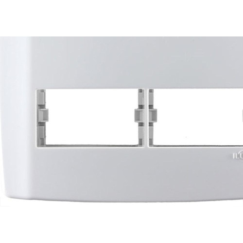 Placa Ilumi Slim 4X4 Branca (2+2Modulo Distanciado) 83070