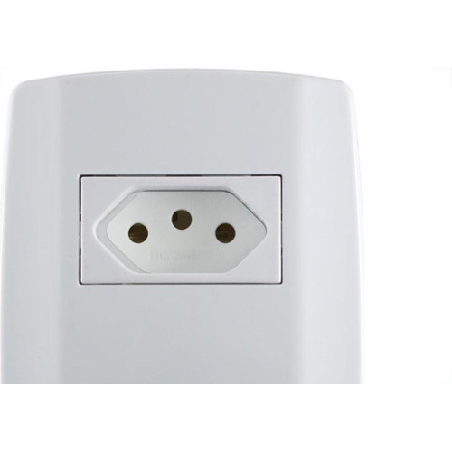 Conjunto Ilumi Slim 4X2 Branco Com Placa (2Tomada 10A) 80120