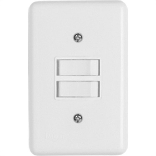 Conjunto Ilumi 4X2 Branco Com Placa (2Paralelo) 2024