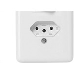 Conjunto Ilumi 4X2 Branco Com Placa (1Paralelo+Tomada) 20280