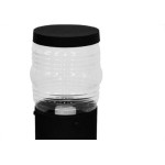 Poste Balizador Condulai Pvc 30Cm Preto Pos 030 Pt