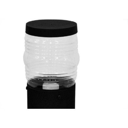 Poste Balizador Condulai Pvc 30Cm Preto Pos 030 Pt