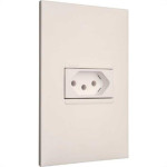 Conjunto Pial Plus+ 4X2 Branco Com Placa(1Tomada 10A) 615080Bc
