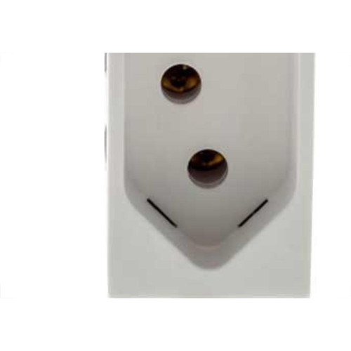 Modulo Pial Plus+ Branco 1 Tomada 10A Borne Parafuso 615040Bc