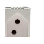 Modulo Pial Plus+ Branco 1 Tomada 10A Borne Automatico 615038Bc