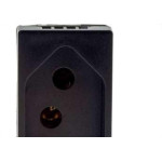 Modulo Pial Plus+ Preto 1Tomada 20A Borne Parafuso 615060Pt