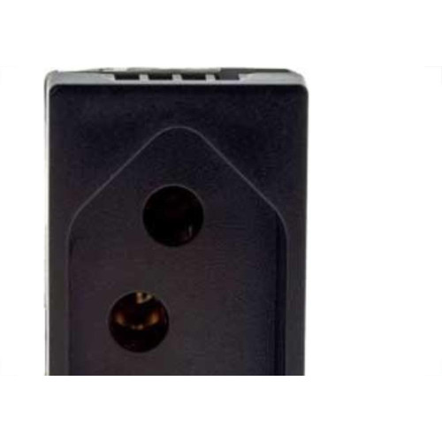 Modulo Pial Plus+ Preto 1Tomada 20A Borne Parafuso 615060Pt