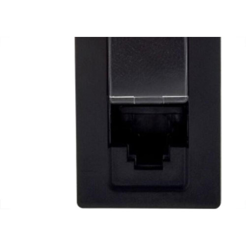Modulo Pial Plus+ Preto 1Tomada Rj45 615045Pt