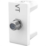 Modulo Pial Plus+ Branco 1 Tomada Coaxial 615030Bc