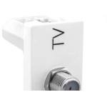 Modulo Pial Plus+ Branco 1 Tomada Coaxial 615030Bc