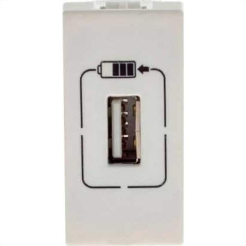 Modulo Pial Plus+ Branco 1 Tomada Usb 1100Ma 615088Bc