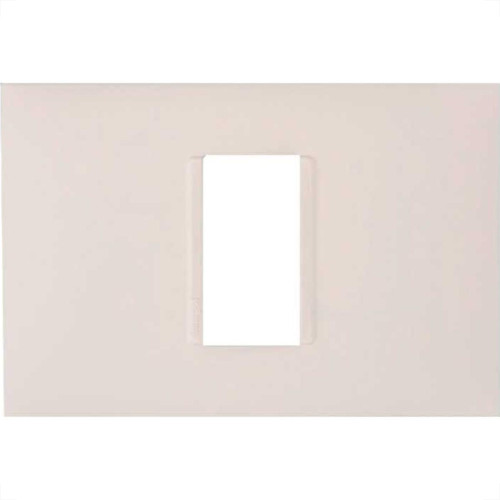 Placa Pial Plus+ Branca 4X2 (1 Modulo Horizontal) 618501Bc