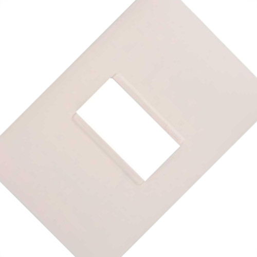 Placa Pial Plus+ Branca 4X2 (1 Modulo Horizontal) 618501Bc