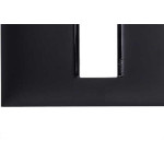 Placa Pial Plus+ Preta 4X2 (1 Modulo Horizontal) 618501Pt