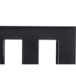 Placa Pial Plus+ Preta 4X2 (2 Modulo Distanciado) 618506Pt