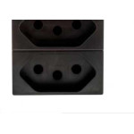 Modulo Pial Plus+ Preto 3Tomada 10A 615043Pt