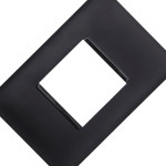 Placa Pial Plus+ Preta 4X2 (2Modulo Horizontal) 618502Pt