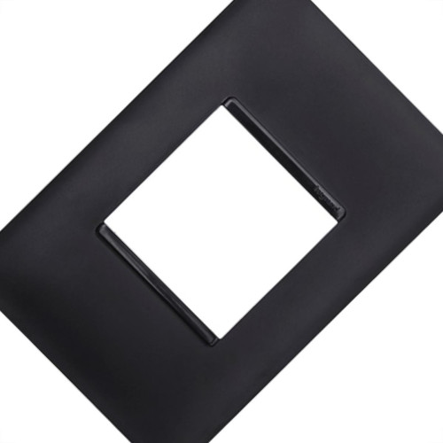 Placa Pial Plus+ Preta 4X2 (2Modulo Horizontal) 618502Pt