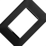 Placa Pial Plus+ Preta 4X2 (3Modulo Horizontal) 618503Pt