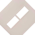 Placa Pial Plus+ Branca 4X4 (1+1 Horizontal) 618511Bc