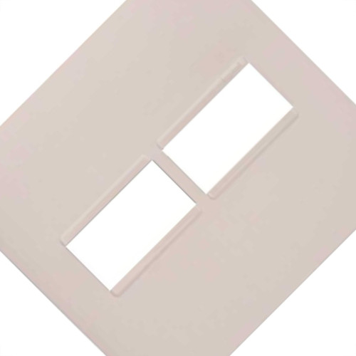 Placa Pial Plus+ Branca 4X4 (1+1 Horizontal) 618511Bc