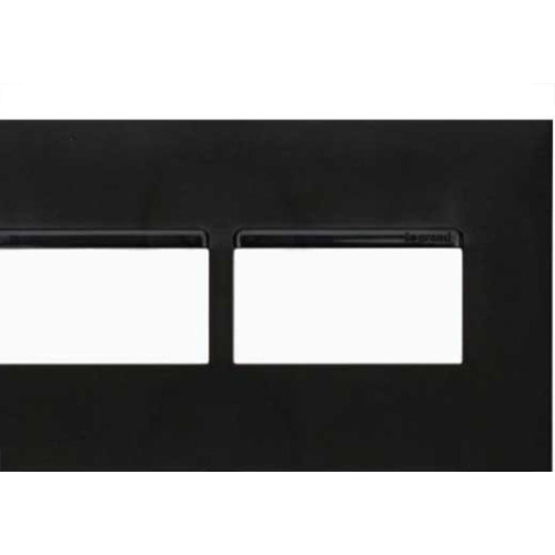 Placa Pial Plus+ Preta 4X4 (2+2 Distanciada) 618514Pt