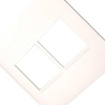Placa Pial Plus+ Branca 4X4 (2+2 Horizontal) 618512Bc