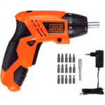 Parafusadeira Black & Decker Bateria 4.8V Com Led Com 2 Posicoes 16Ac Kc4815B-Br