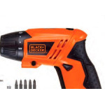 Parafusadeira Black & Decker Bateria 4.8V Com Led Com 2 Posicoes 16Ac Kc4815B-Br