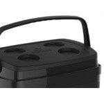 Caixa Termica Soprano Tropical 12L Preta 09000.5055.03