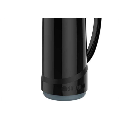 Garrafa Termica Soprano Cristal 1L Preta 09003.0160.03